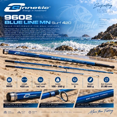Cinnetic Blue Line MN SURF 9602 420
