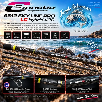 cinnetic - sky line pro lc hybrid 4.20m/113-250g - 9612-420