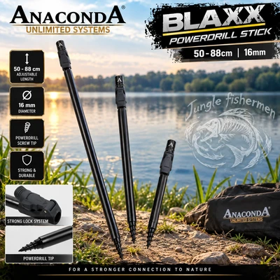 anaconda - blaxx powerdrill stick 50-88cm 16mm