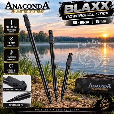 anaconda - blaxx powerdrill stick 50-88cm 19mm