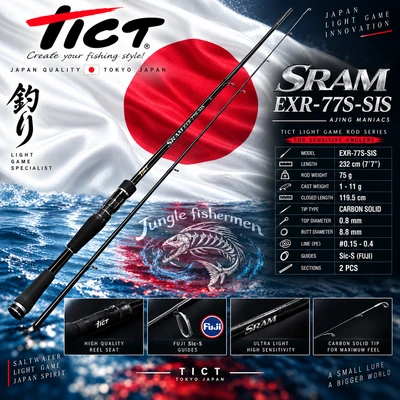 TICT SRAM EXR-77S-SIS 1-11G 232CM