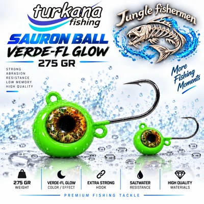 TURKANA SAURON BALL VERDE-FL GLOW 275grr