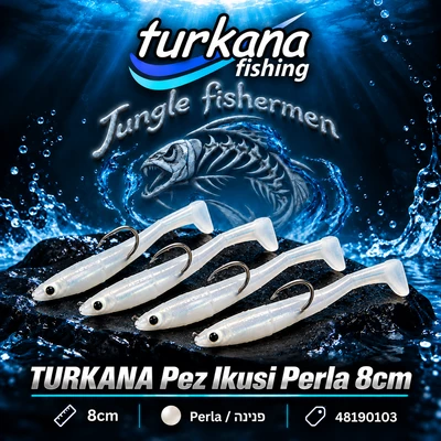 TURKANA Pez Ikusi Blanco 8cm 48190106
