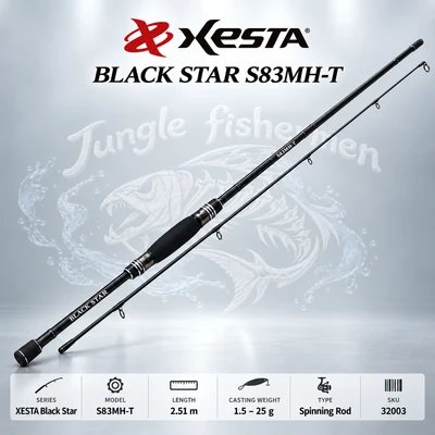XESTA Black Star S83MH-T 1.5-25G