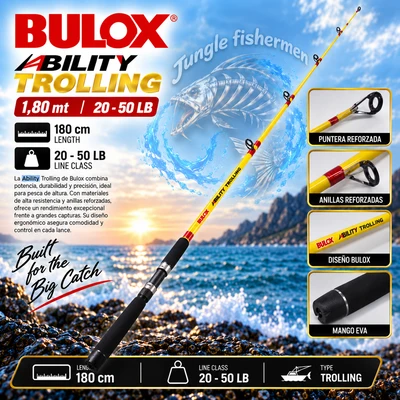 BULOX Ability Trolling 1.80mt 20-50LB