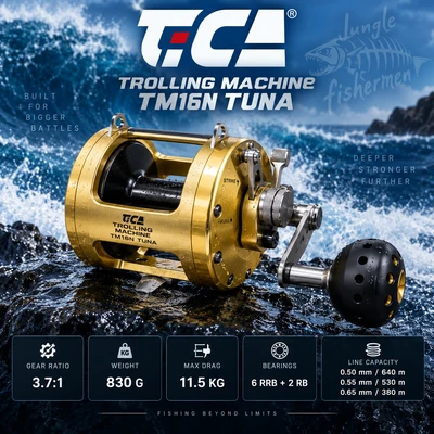 TICA TROLLING MACHINE TM16N TUNA 830G
