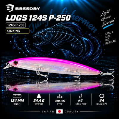 BASSDAY LOGS 124S P-250 24.4G