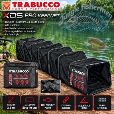 TRABUCCO - NASSA XDS PRO KEEPNET 50x40cm - 3.5mt